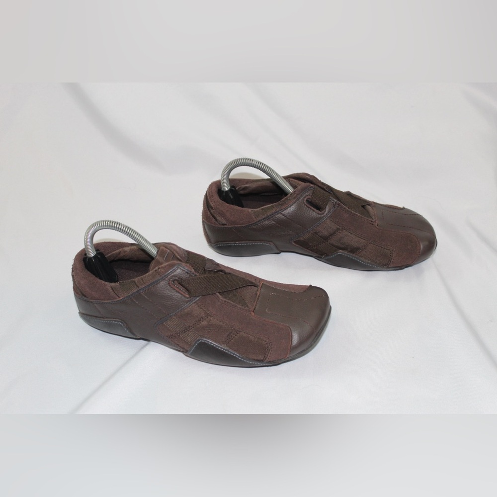 Diesel 'BellaTrix Sneakers W US 9.5/ EUR 40 .5  Brown  Leather Suede Plaid Star